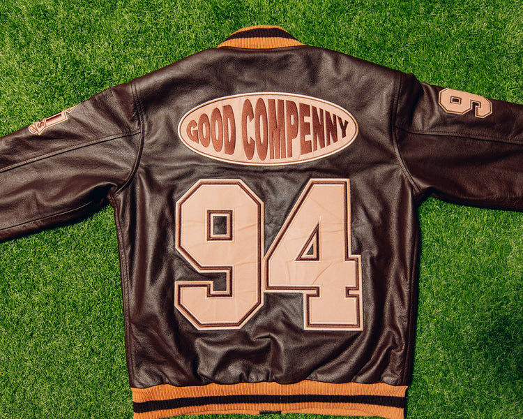 Close-up of Good Compenny letterman detailing